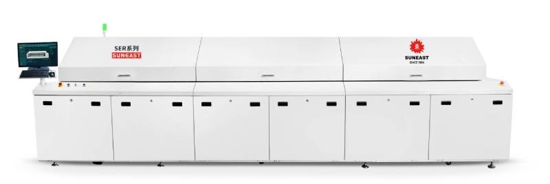 Rteflow Machine Nitrogen Reflow Soldering Machine | 50mm-400mm SMT Oven