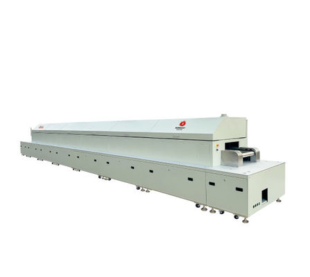 500mm Width Conveyorized Oven Force Bone Net Conveyor Tunnel Oven